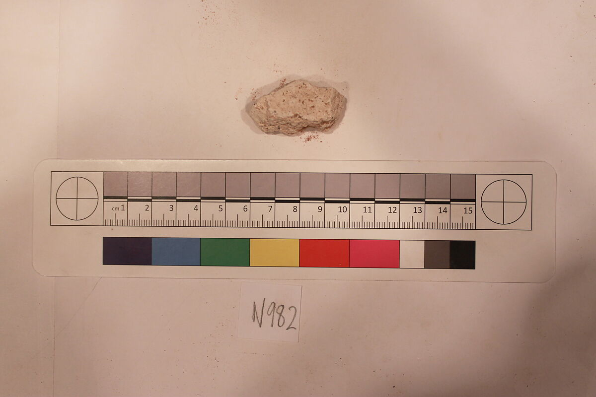 Stucco Fragment, Stucco; carved