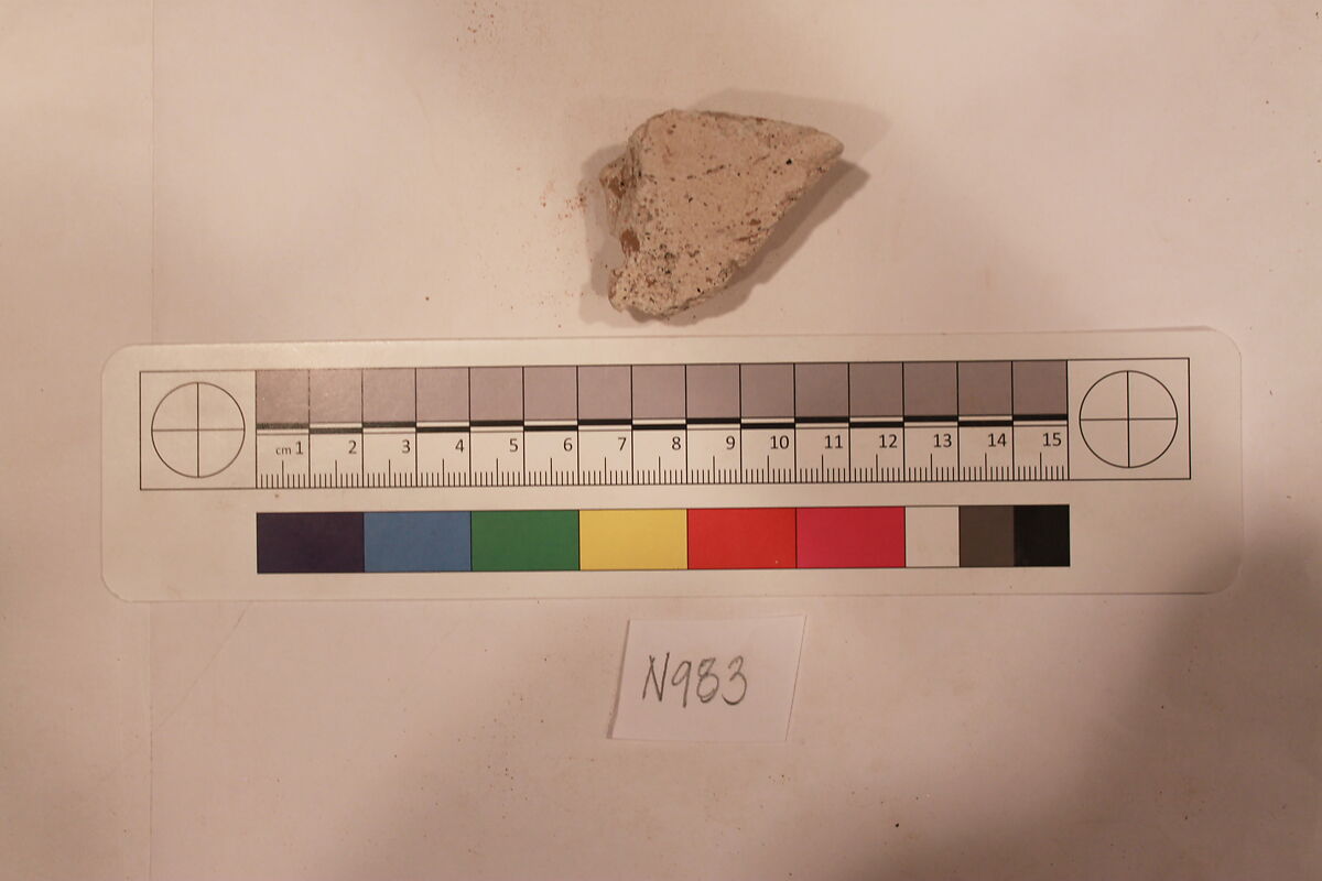 Stucco Fragment, Stucco; carved