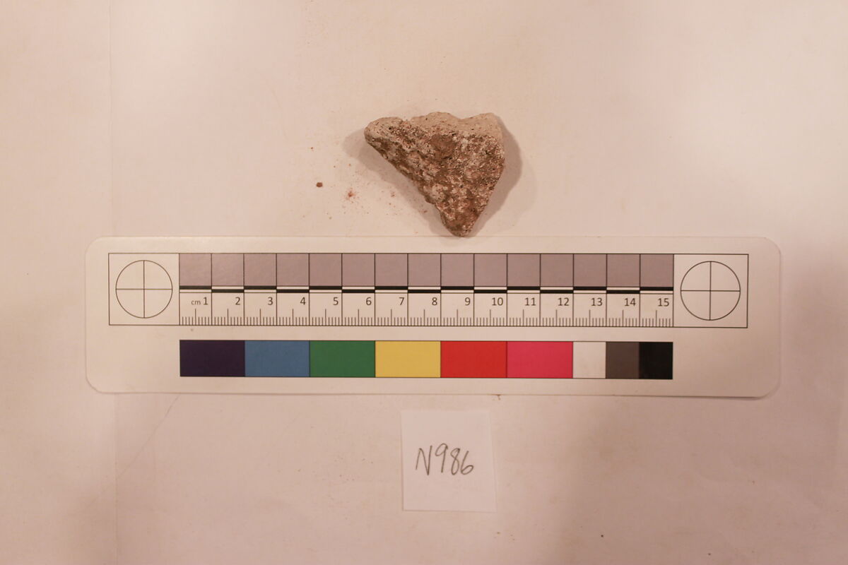 Stucco Fragment, Stucco; carved