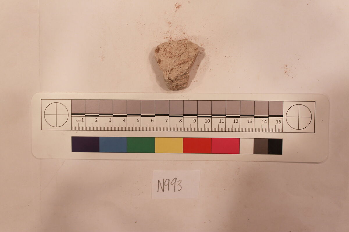 Stucco Fragment, Stucco; carved