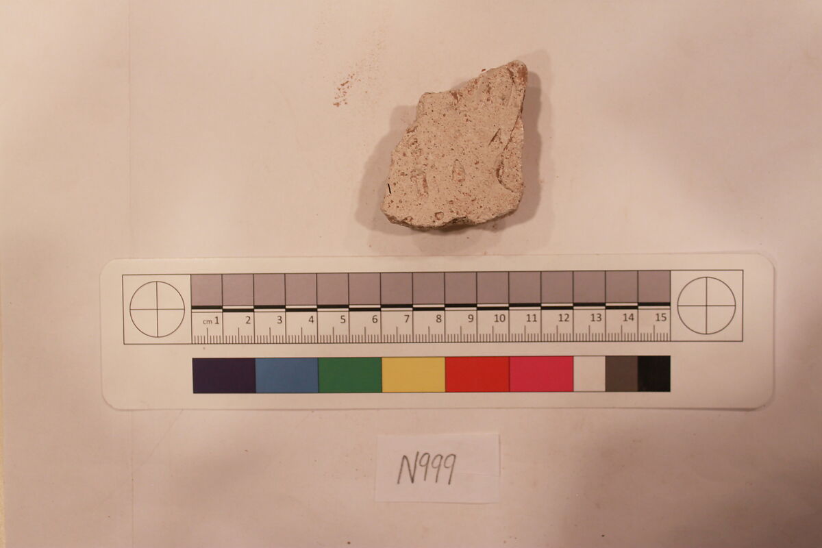 Stucco Fragment, Stucco; carved