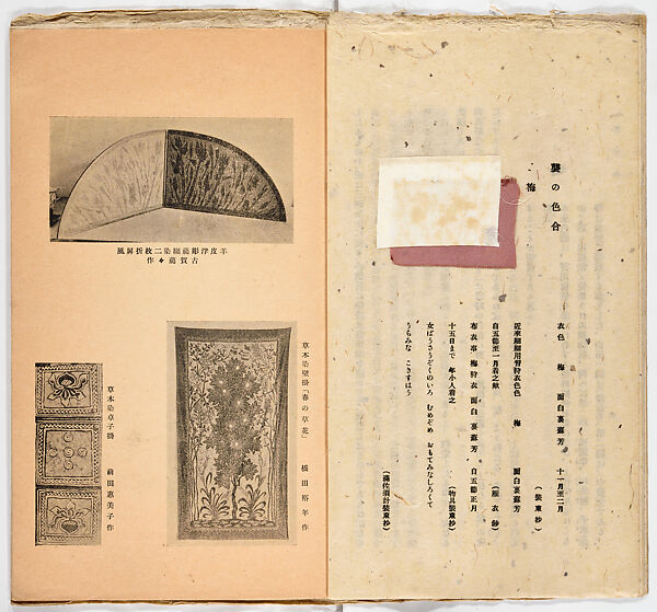 Somekusa, Vol. 1 (dyed grasses), Woodblock-printed book, Japan
