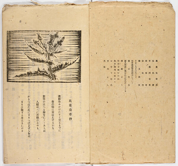 Somekusa, Vol. 2 (dyed grasses), Woodblock-printed book, Japan