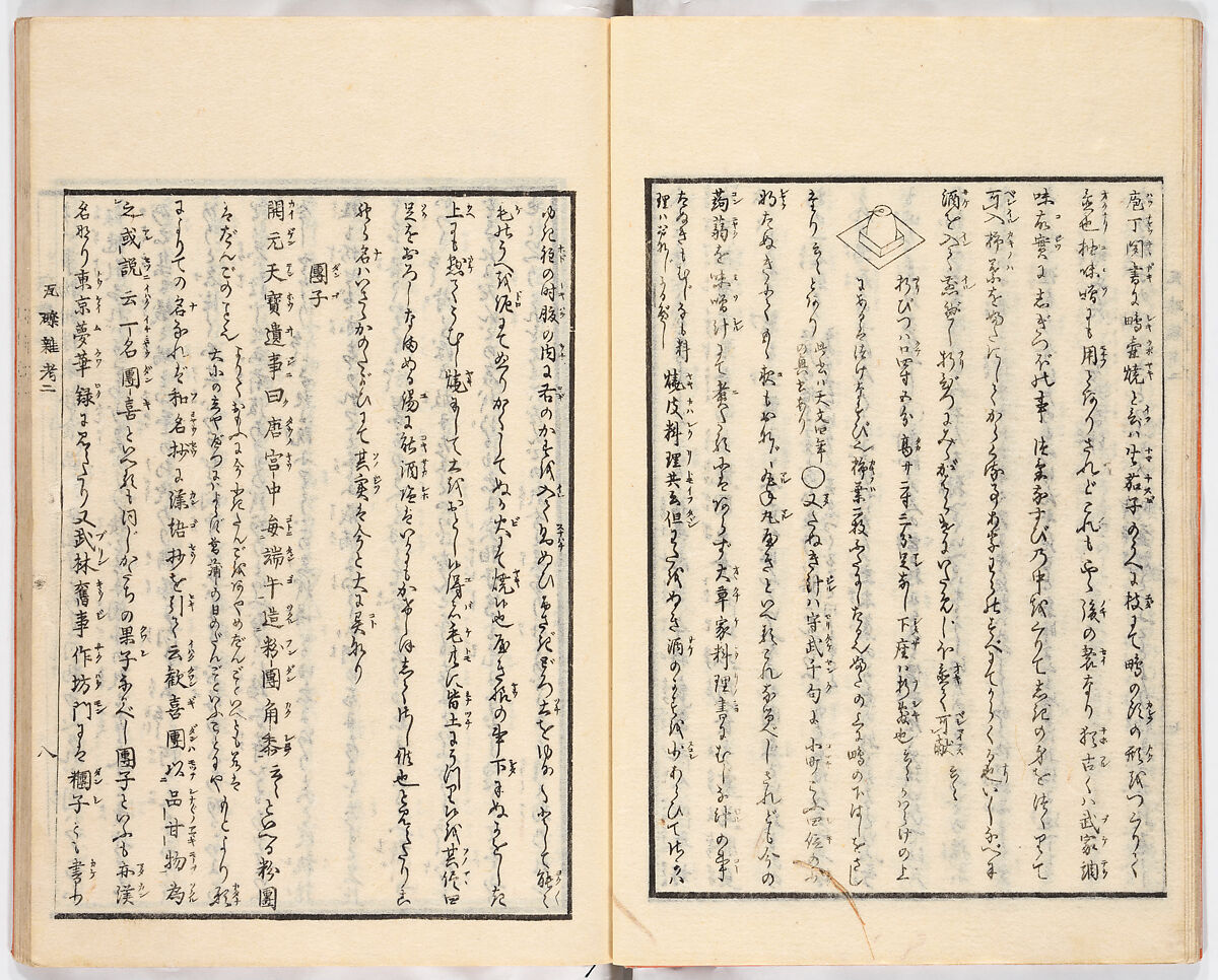 Gareki zakko, Vol. 2 (notes on miscellaneous rubble), Woodblock-printed book, Japan