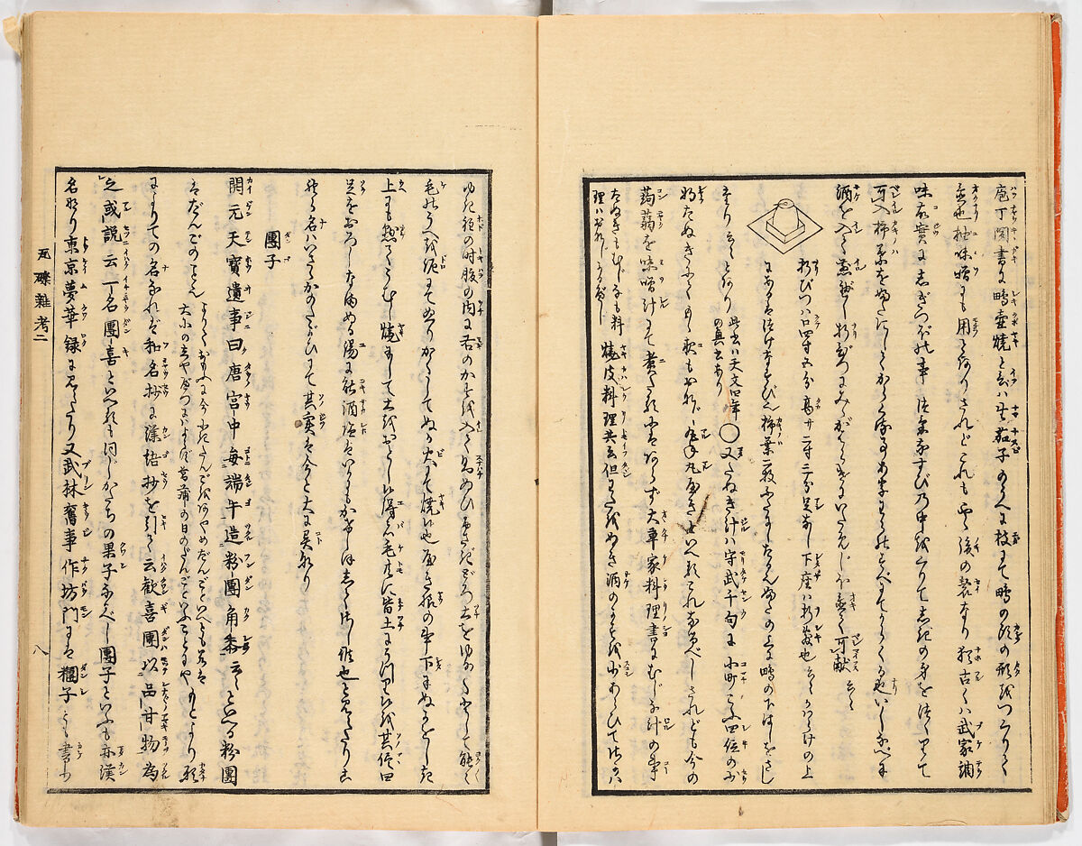 Gareki zakko, Vol. 2 (notes on miscellaneous rubble), Woodblock-printed book, Japan