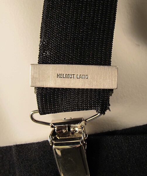 Holster, Helmut Lang (Austrian, born 1956), cotton, synthetic, metal, Austrian