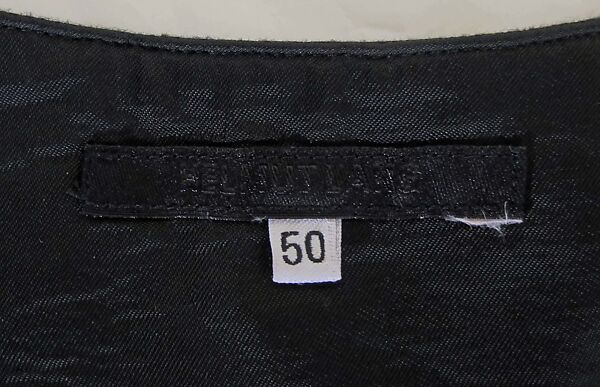 Holster, Helmut Lang (Austrian, born 1956), cotton, synthetic, metal, Austrian