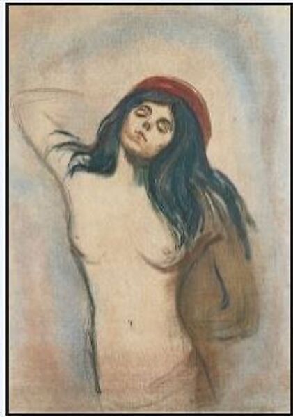 Madonna, Edvard Munch (Norwegian, Løten 1863–1944 Ekely), Oil on canvas 