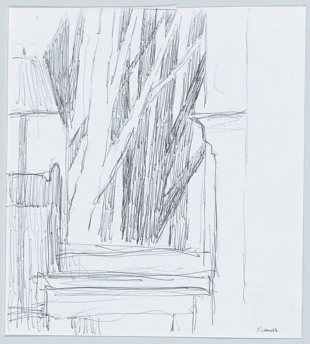 Study for Still life w/chair and standing lamp