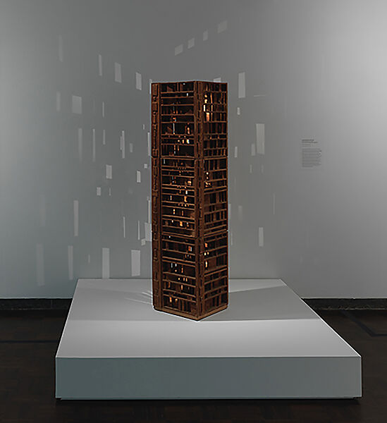 Structure with One Thousand Pieces, Saloua Raouda Choucair (Lebanese, Beirut 1916–2017 Beirut), Wood and metal nofixtures