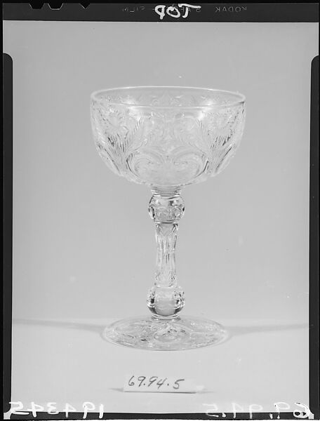 Sherry Glass, Libbey Glass Company (American, Toledo, Ohio, 1888–present), Cut and engraved glass, American 