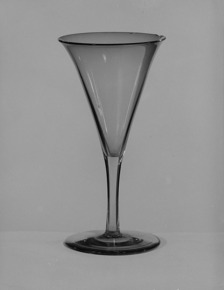 Sherry Glass, Probably New England Glass Company (American, East Cambridge, Massachusetts, 1818–1888), Blown glass, American 