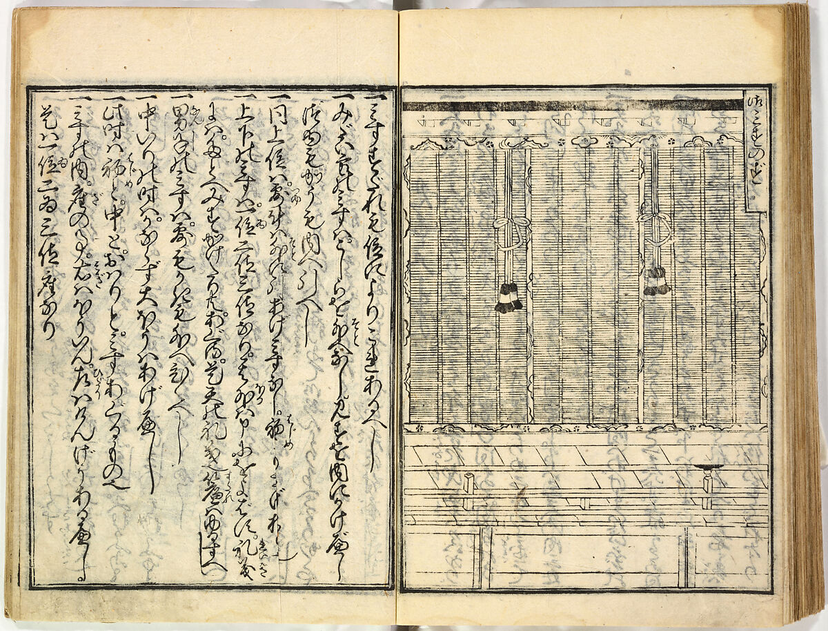 Collection of Rules of Etiquette for Women (Onna shoreishū); 7 vols bound in 1 vol., Woodblock-printed book; ink on paper, Japan