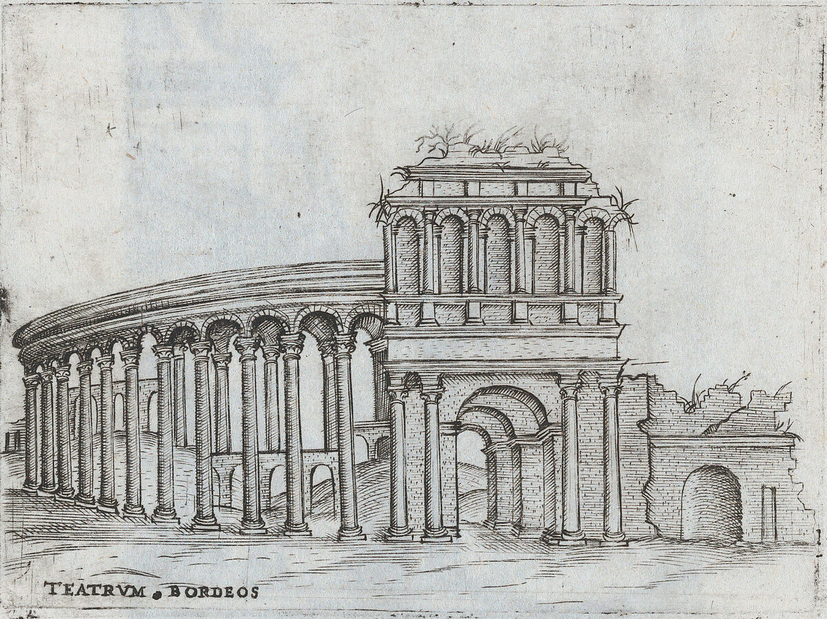 roman architecture drawing