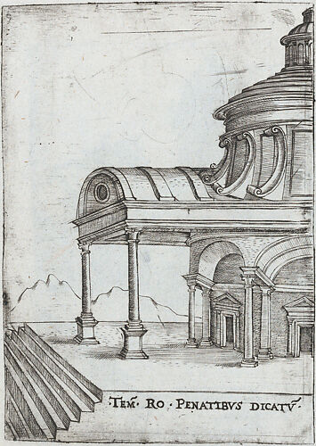 Pinaculu Termar, from a Series of Prints depicting (reconstructed) Buildings from Roman Antiquity