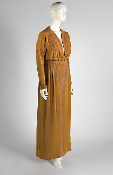 Dress, House of Lanvin (French, founded 1889), silk, French 