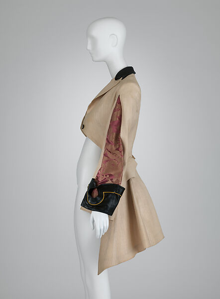 Jacket, John Galliano (founded 1984), viscose, polyamide, elastane, British