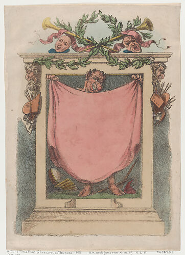 Title Page, Rowlandson's Caricature Magazine