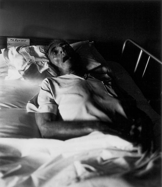 David Nemerov on his deathbed, N.Y.C., Diane Arbus (American, New York 1923–1971 New York), Gelatin silver print 