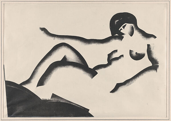Reclining Nude (Lithograph #6), William Samuel Schwartz (American, Smorgon, Belarus 1896–1977 Chicago), Lithograph 