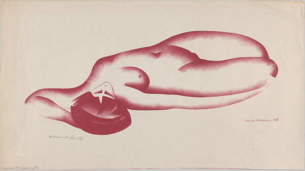 Female Nude Seated (Lithograph #7), William Samuel Schwartz (American, Smorgon, Belarus 1896–1977 Chicago), Lithograph 