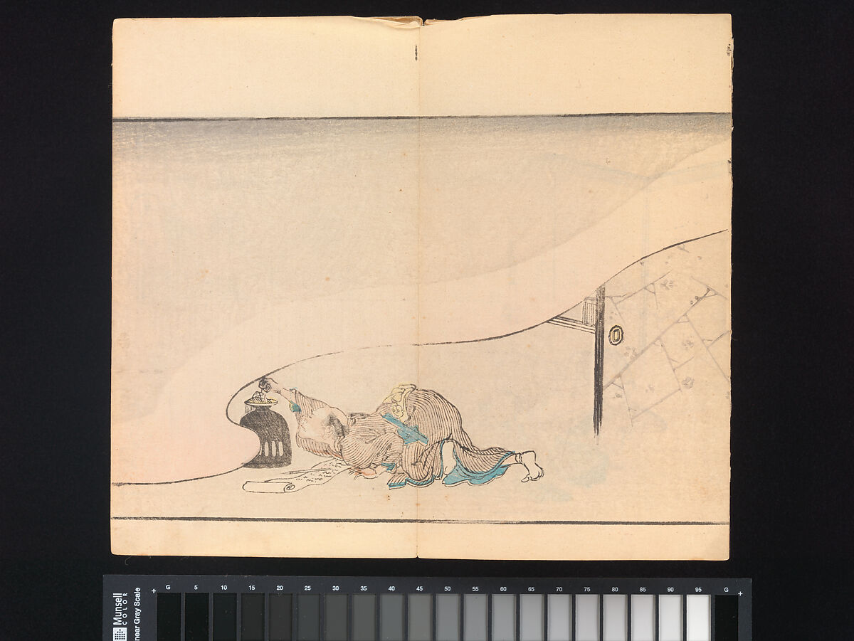 Kyōsai’s Pictures of One Hundred Demons, Kawanabe Kyōsai 河鍋暁斎 (Japanese, 1831–1889), Woodblock printed book (orihon, accordion-style binding); ink and color on paper, Japan