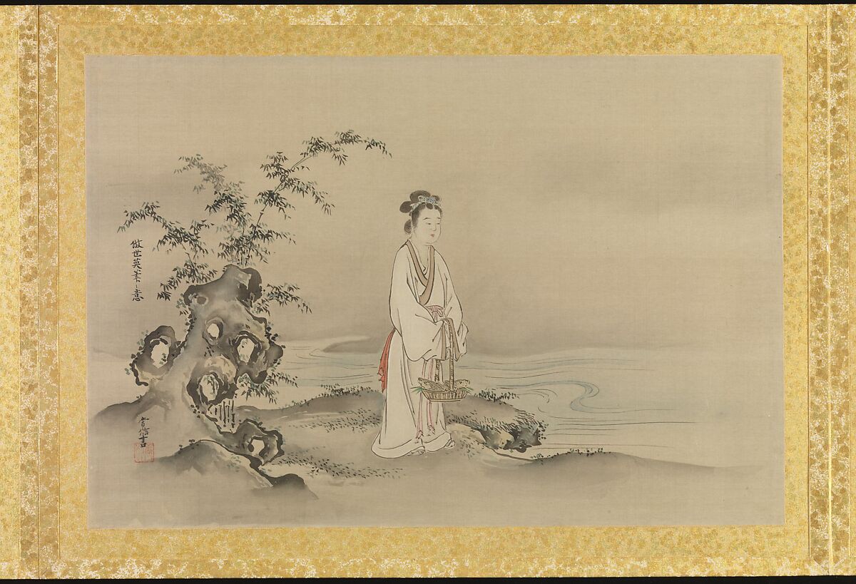 Album of Copies of Chinese Paintings, Kano Tsunenobu (Japanese, 1636–1713), Album of thirty paintings; ink and color on silk, Japan