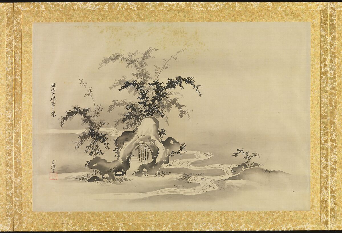 Album of Copies of Chinese Paintings, Kano Tsunenobu (Japanese, 1636–1713), Album of thirty paintings; ink and color on silk, Japan