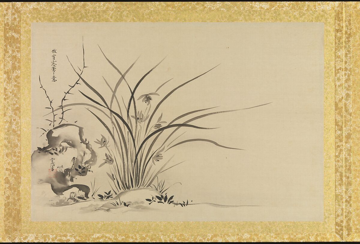 Album of Copies of Chinese Paintings, Kano Tsunenobu (Japanese, 1636–1713), Album of thirty paintings; ink and color on silk, Japan