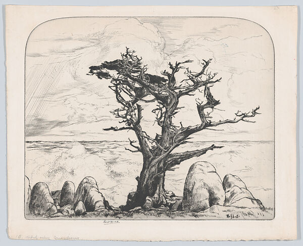 Witch and her Guardians, Ernest Haskell (American, Woodstock, Connecticut 1876–1925 West Point, Maine), Drypoint 
