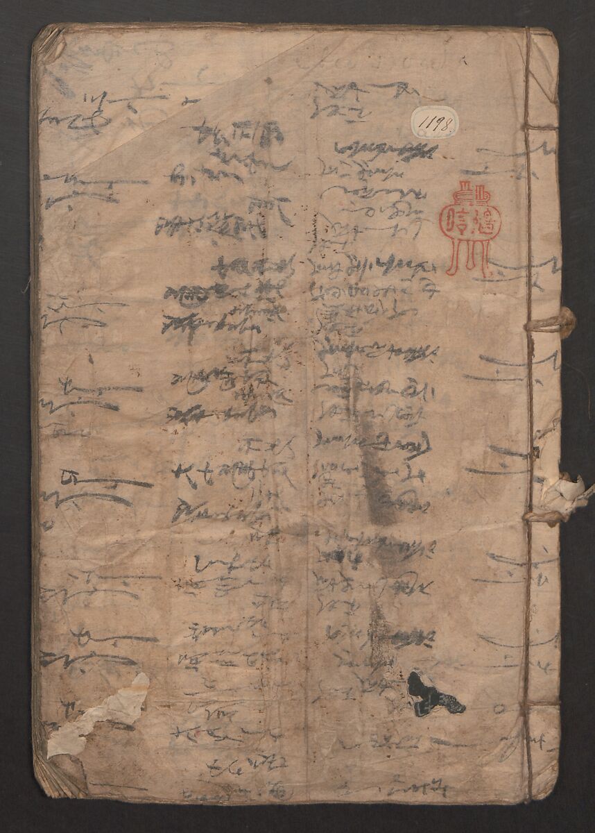 Book of Designs (Katazome mihonchō) 型染見本帖, Unidentified artist, Ink and color on paper, Japan