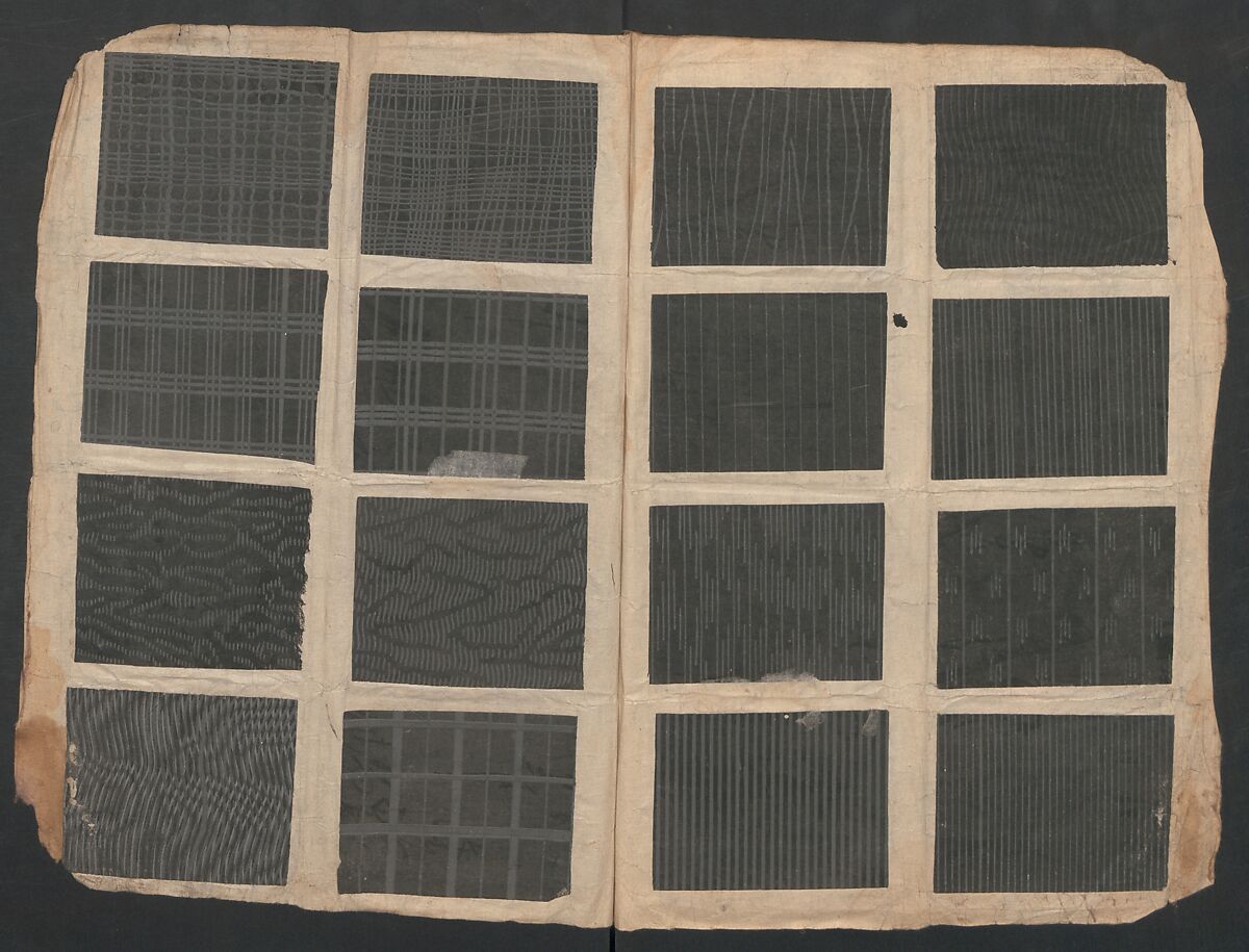 Book of Designs (Kame jirushi Shin Komon hon chō) 亀印 新小紋本帳, Unidentified artist, Ink and color on paper, Japan