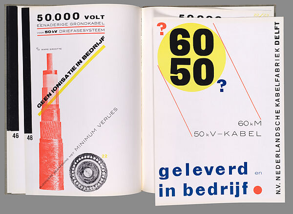 NKF: N.V. Nederlandsche Kabelfabriek Delft, Piet Zwart (Dutch, Zaandijk 1885–1977 Wassenaar), Letterpress