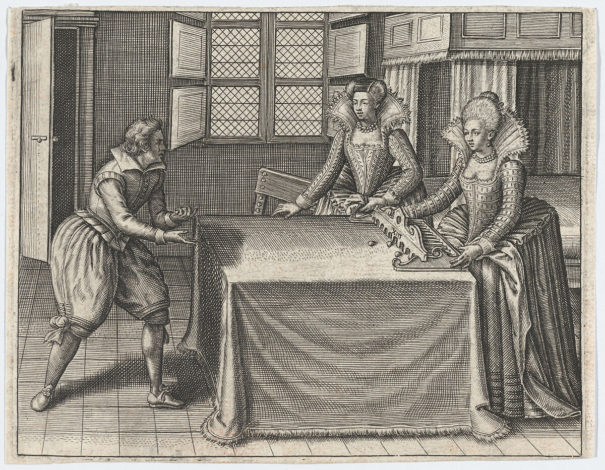 Enigmes Joyeuses pour les Bons Esprits, Plate 6, Jan van Haelbeeck (Flemish, active Paris (and Copenhagen?), ca. 1600–1630, died Paris, ca. 1630), Copper engraving 