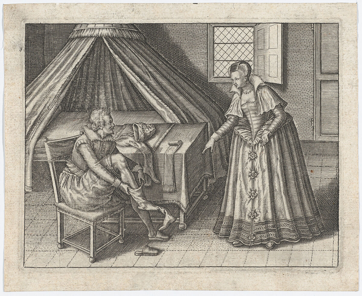 Enigmes Joyeuses pour les Bons Esprits, Plate 2, Jan van Haelbeeck (Flemish, active Paris (and Copenhagen?), ca. 1600–1630, died Paris, ca. 1630), Copper engraving 
