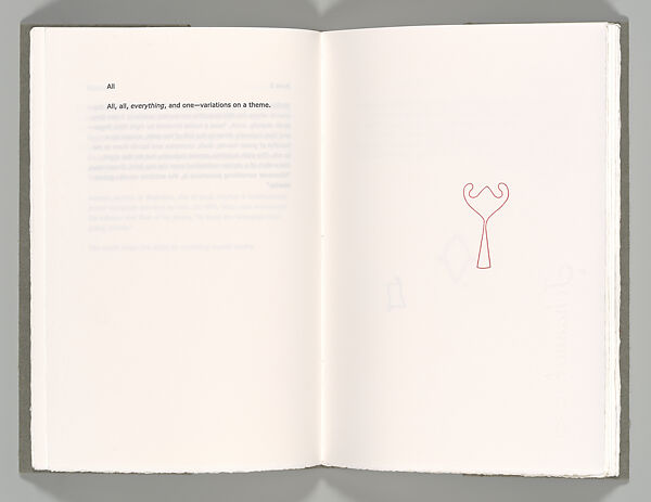 Not an Exit, Léonie Guyer (American, born 1955), Illustrated book