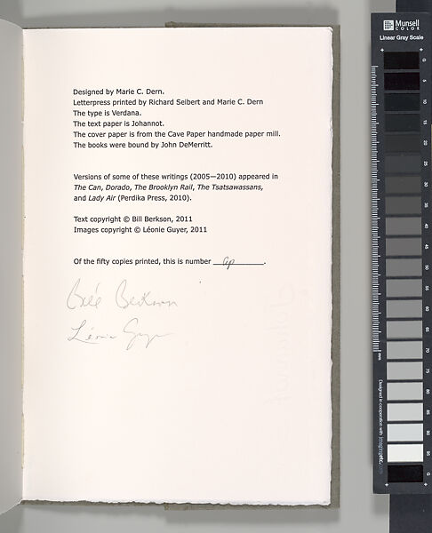 Not an Exit, Léonie Guyer (American, born 1955), Illustrated book