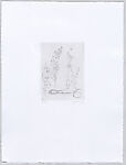 Le Maréchal, Alan Glass (Canadian, active Mexico,1932–2023 Mexico City), 3 portfolios of drypoint prints in boxes covered with black linen and with images inset on front and back of each box. Each box contains 11 drypoint prints and one sheet of letterpress text with a poem. Works in boxes 1 and 2 printed on BFK Rives 100% cotton, 250 grs and  box 3 printed on Hahnemühle 100% cotton, 300 grs.