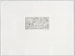 Le Maréchal, Alan Glass (Canadian, active Mexico,1932–2023 Mexico City), 3 portfolios of drypoint prints in boxes covered with black linen and with images inset on front and back of each box. Each box contains 11 drypoint prints and one sheet of letterpress text with a poem. Works in boxes 1 and 2 printed on BFK Rives 100% cotton, 250 grs and  box 3 printed on Hahnemühle 100% cotton, 300 grs.