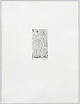 Le Maréchal, Alan Glass (Canadian, active Mexico,1932–2023 Mexico City), 3 portfolios of drypoint prints in boxes covered with black linen and with images inset on front and back of each box. Each box contains 11 drypoint prints and one sheet of letterpress text with a poem. Works in boxes 1 and 2 printed on BFK Rives 100% cotton, 250 grs and  box 3 printed on Hahnemühle 100% cotton, 300 grs.