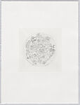 Le Maréchal, Alan Glass (Canadian, active Mexico,1932–2023 Mexico City), 3 portfolios of drypoint prints in boxes covered with black linen and with images inset on front and back of each box. Each box contains 11 drypoint prints and one sheet of letterpress text with a poem. Works in boxes 1 and 2 printed on BFK Rives 100% cotton, 250 grs and  box 3 printed on Hahnemühle 100% cotton, 300 grs.