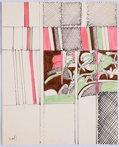 Untitled, K.G. Subramanyan (Indian, Kuthuparamba 1924–2016 Vadodara), Ink marker on paper 