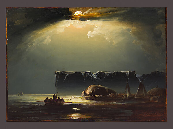 The North Cape, Peder Balke (Norwegian, Helgøya, Nes 1804–1887 Oslo (Kristiania)), Oil on paper, laid down on board 