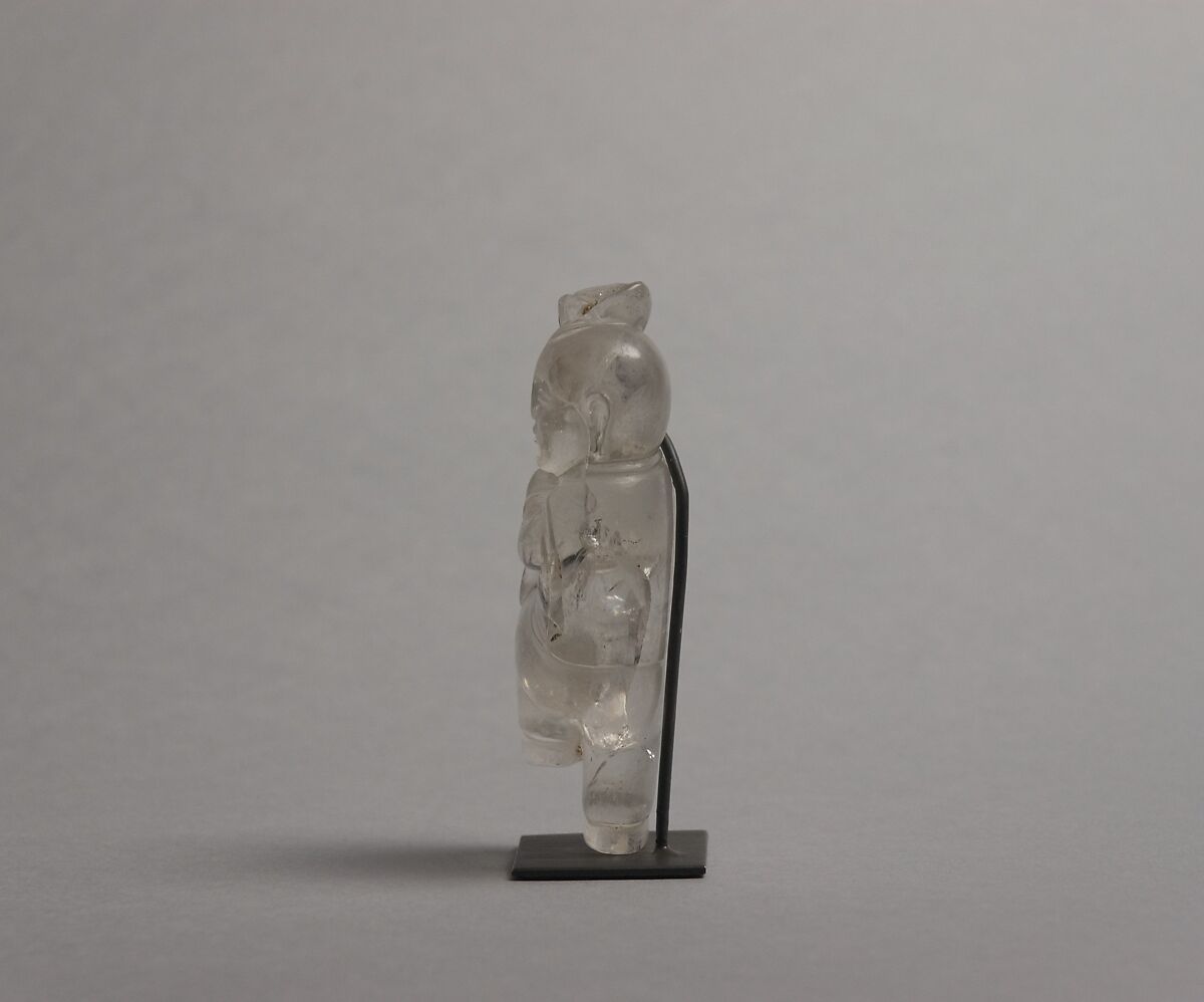 Boy with lotus, Rock crystal, China