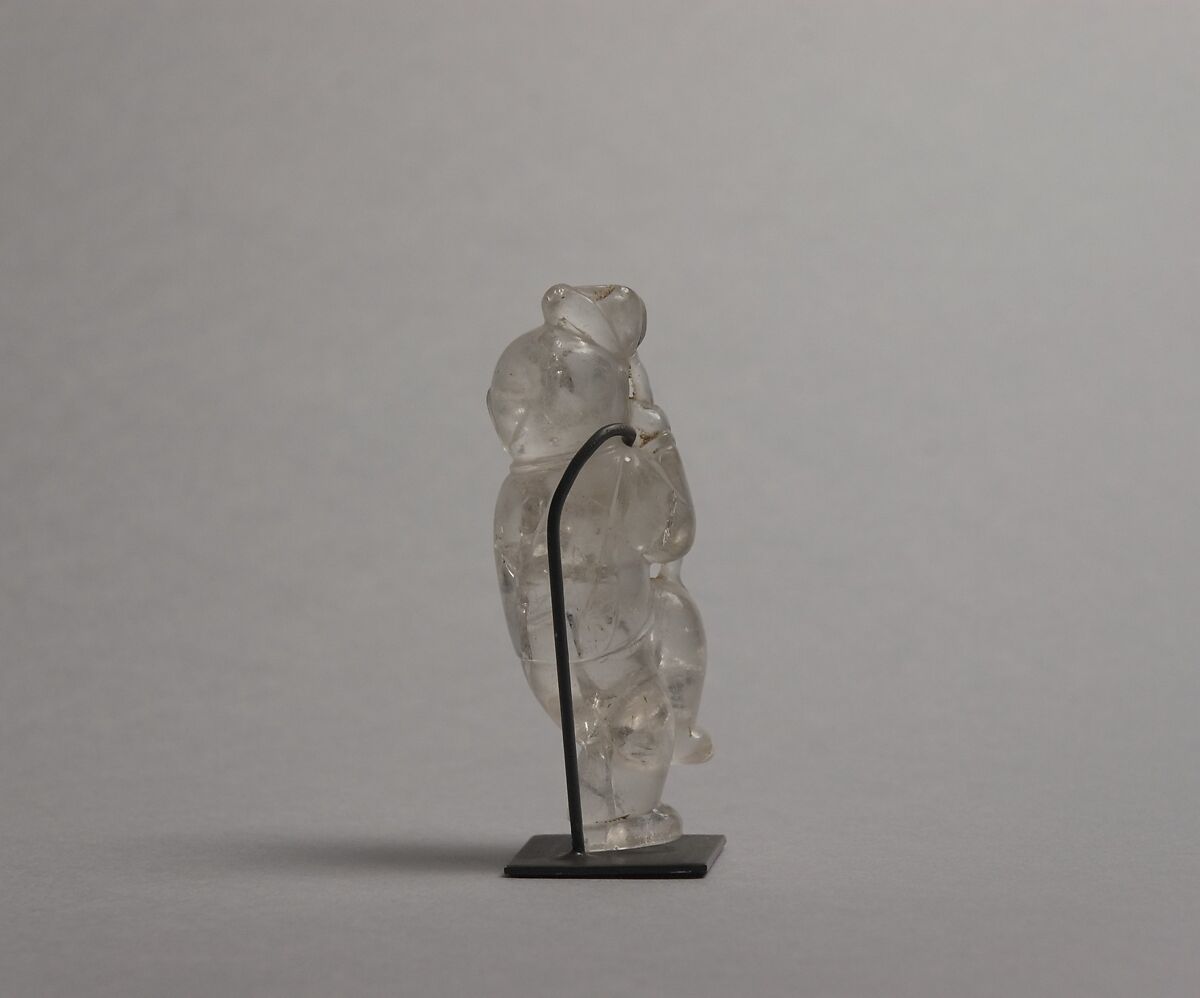 Boy with lotus, Rock crystal, China