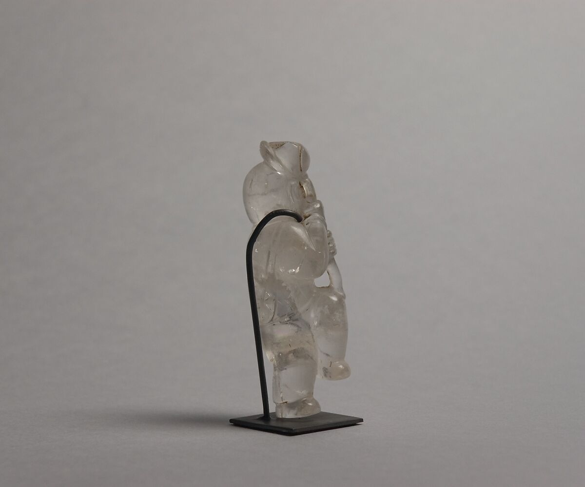 Boy with lotus, Rock crystal, China