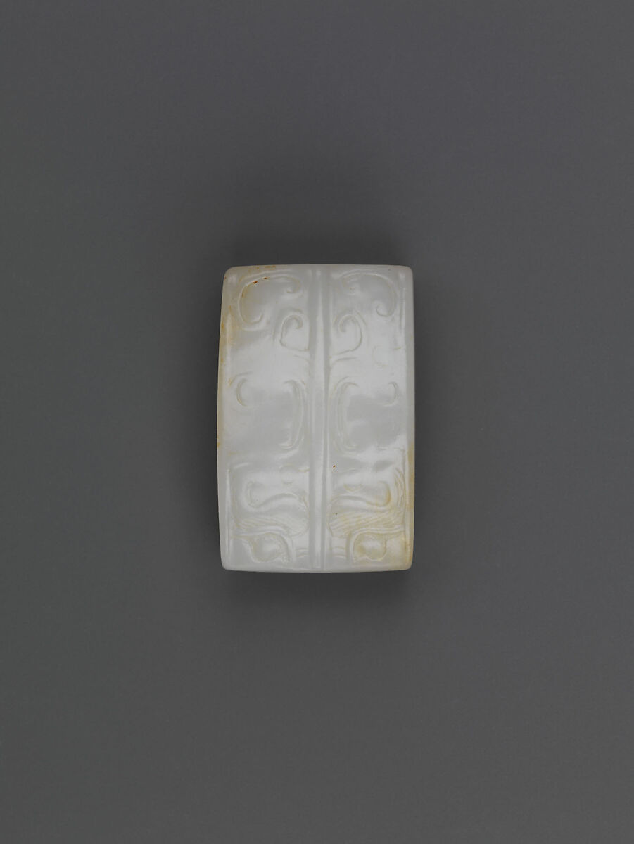 Scabbard slide, Jade (nephrite), China 