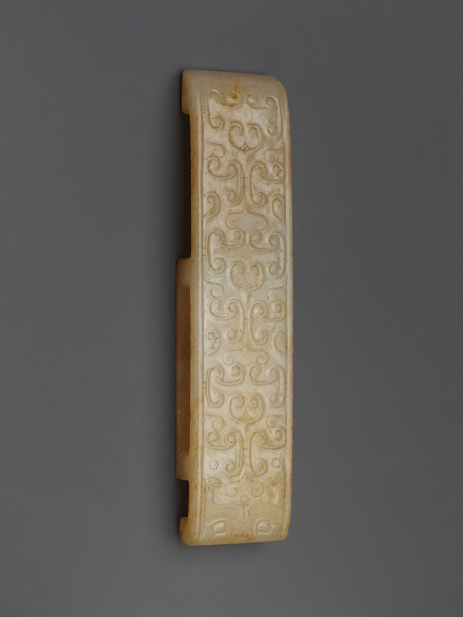 Scabbard slide, Jade (nephrite), China 