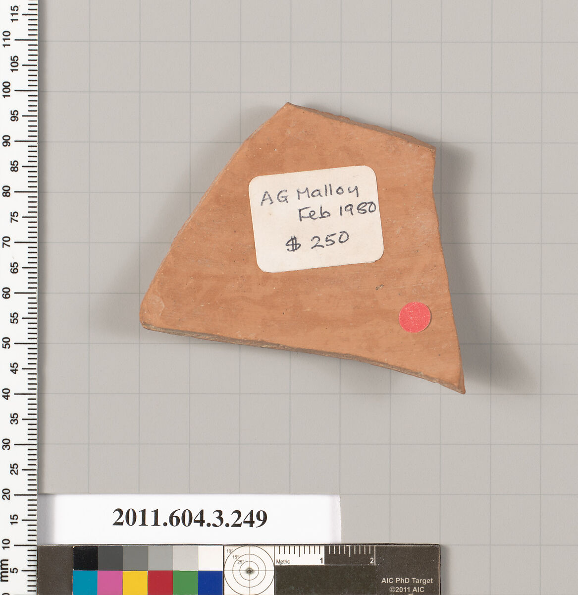 Terracotta fragment of a neck-amphora (jar), Terracotta, Greek, Attic