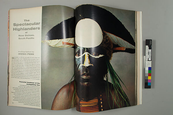 "The Spectacular Highlanders of New Guinea, South Pacific," Vogue, Irving Penn (American, Plainfield, New Jersey 1917–2009 New York), Offset lithography 